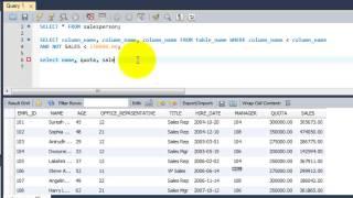 SQL Complete Tutorial - NOT keyword to search when condition is false - Chapter 22