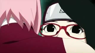 Sarada comes back home and hugs Sakura Boruto episode 92