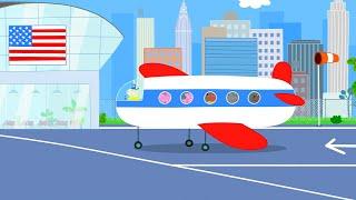 Peppa Flies To America  | Peppa Pig Official Full Episodes
