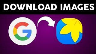 How to Download Images from Google to Gallery (Android)