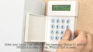How to reset Honeywell Galaxy alarm after activation
