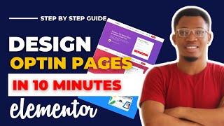 How To Create An Optin page for Online marketing | Wordpress and Elementor Tutorial