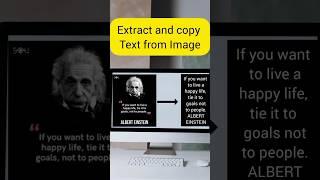 How to extract and copy text from image #tipsandtricks #techshorts #techtips #tech #techvideo