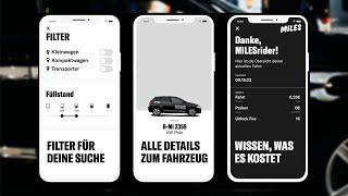 MILES Mobility - die neue App, alle Funktionen! + MILES Promotion Code