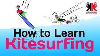 Animated - How to Learn Kitesurfing - Kitesurfing Lessons with the KITEKAHUNAS Downwind Method
