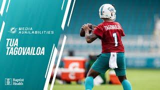 Tua Tagovailoa meets with the media | Miami Dolphins