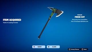How To Get Fresh Cut Pickaxe FREE In Fortnite! (Free Fresh Cut Pickaxe)