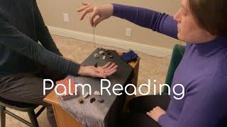 ASMR - Palm Reading and Energy Clearing with Gemstones