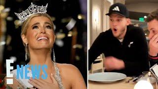 Miss America 2025 Is Crowned and Her NBA Player Boyfriend's REACTION to Her Win is Priceless | E!