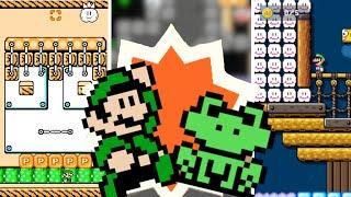 Luigi Becomes Friends with a Frog [Super Mario Maker 2 Levels]