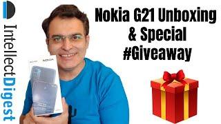 Nokia G21 Unboxing + Special Announcement + Surprise #Giveaway #ROHIT91