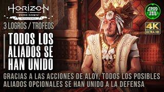 Horizon Zero Dawn Remastered | 3 Logros / Trofeos: Todos los aliados se han unido (Aliados de Aloy)