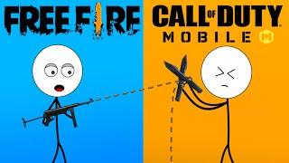 Free Fire Gamer Vs Call Of Duty Gamer