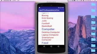 Expandable List View | Android Tutorials | Class 6