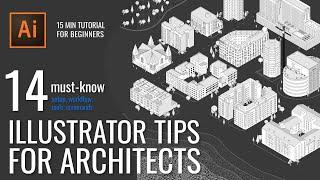 Illustrator Tutorial for Architects: 14 Must-Know Tips | Adobe Illustrator for Beginners