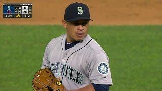 SEA@MIN: Ruiz retires the side in pitching debut