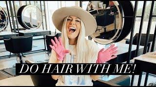 DO HAIR WITH ME! I'M BACK BEHIND THE CHAIR