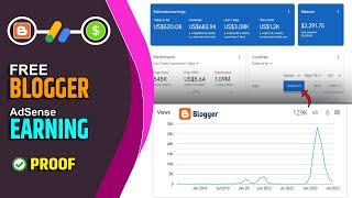 Free blogger.com Earning Proof  Google BlogSpot Earning Proof [2023]