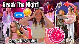 Come with me to RECORD MY FIRST SONG & MUSIC VIDEO!!!🪩 'BREAK THE NIGHT' (OMG!) Rhia Official