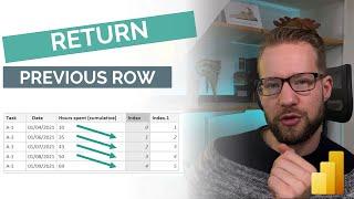Return Previous Row Value in Power query