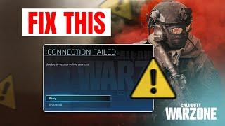 How to Fix Warzone PC Unable to Access Online Services | Connection Failed Error