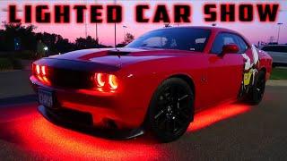 CUSTOM LIGHTING EFFECTS! - Awesome LIGHTED Car Show! Classics, Imports, Trucks, Clean Culture Cars!