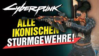 1.6x ️ ALLE ikonischen Assault Rifles (Sturmgewehre) in Cyberpunk 2077!