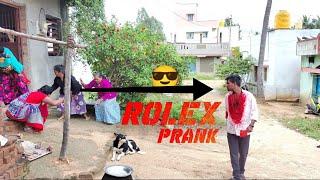 Rolex Real Prank On Aunty's |Rolex |