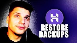 how do i restore backups on hostinger jetbackup 5