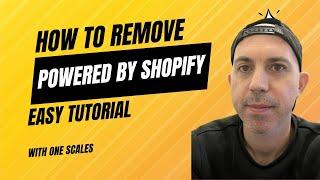 Remove "Powered by Shopify" Link Tutorial