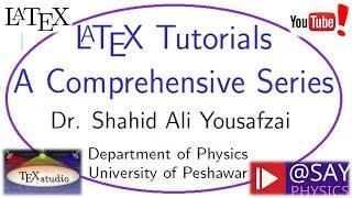 How to make presentation or beamer in LaTeX P1