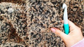 The EASIEST & BEST Crochet Stitch for Faux Fur Yarn 