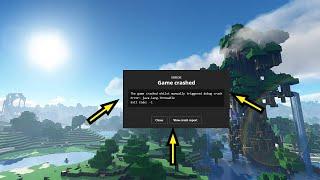 Fix Game crashed whilst initializing game minecraft | Minecraft exit code -1