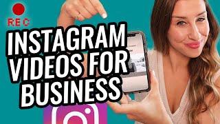 How to Make INSTAGRAM VIDEOS For Business