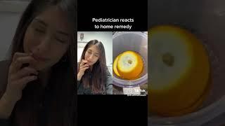 Pediatrician Reacts to Dry Cough Home Remedy | Dr. Amna Husain #shorts #homeremedy