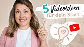 Erstes YouTube Video: 5 Ideen für den perfekten Start