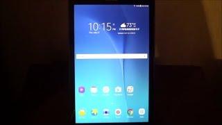 How to setup the Galaxy Tab E