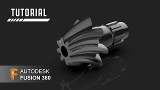 How to design a Helical Bevel Gear in Autodesk Fusion 360 | Fusion360 Tutorial