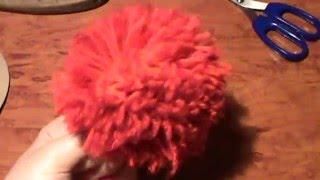 Как сделать помпоны. How to make a pompom