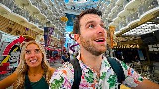 Boarding The World's LARGEST Cruise Ship Class | Royal Caribbean's Oasis Of The Seas!