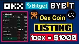 Big Announcement  Openex New update // Oex Coin Listing Exchange  // 1oex = $1000  #openex #oex