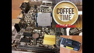 Мод биос Asus H110M-R + I3 8100t CoffeeTime 0.99