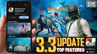 BGMI NEW UPDATE 3.3 : Top Features, Erangel 3.0, Free UC & More - NATURAL YT