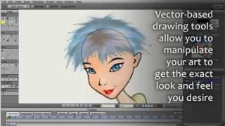 Key Anime Studio Pro 7 Feature: Drawing Tools