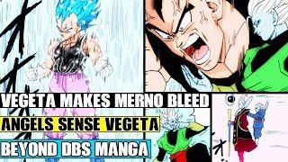 Beyond Dragon Ball Super: The New Angel Merno Vs Vegeta! Vegeta Makes Merno Bleed With His NEW Power