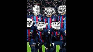 Barcelona 2023-2009 Troll Face Squad #shorts #football #barcelona