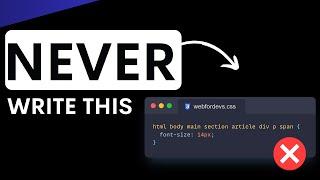 Avoid This Common CSS Selector Mistake (And Make Your Code Cleaner!)