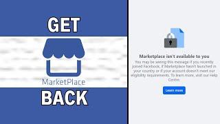 How to Get Facebook Marketplace Back on iPhone/Android