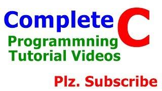 C programming Tutorial video best from osp pro 2019