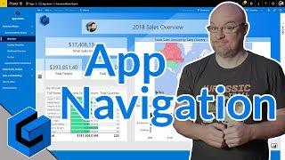 Power BI App Navigation